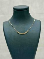 گردنبند طلا 18 عیار کارتیه پولکی کد 320