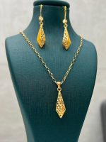 نیم ست طلا 18 عیار توری کد 601 - تصویر 4