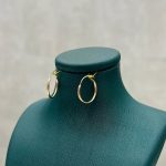 گوشواره طلا 18 عیار حلقه ای کد 719