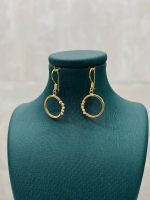 گوشواره طلا 18 عیار گل کد 708 - تصویر 2