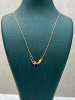 گردنبند طلا 18 عیار راب پروانه ای کد 304 - تصویر 2