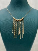 گردنبند زنانه طلا 18 عیار شرابه ای کد 313