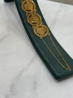 دستبند لیزری طلا 18 عیار طرح ورساچی کد 123 - تصویر 2