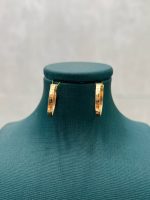 گوشواره طلا 18 عیار لاو کارتیه حلقه ای کد 703