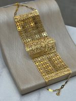 دستبند طلا 18 عیار مصری کد 140