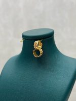 گوشواره طلا 18 عیار چفتی کارتیه زنجیری کد 702 - تصویر 3